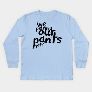 Pee Pee Pants City Kids Long Sleeve T-Shirt